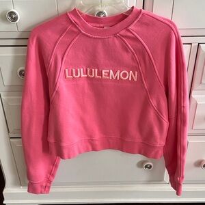 Lululemon Athletica Pink Crewneck Sweatshirt, XS/S. Great condition